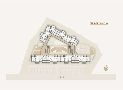 Third & Fourth Floor Plan