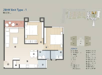 2BHK Unit Type - 1