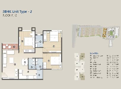 3BHK Unit Type - 1